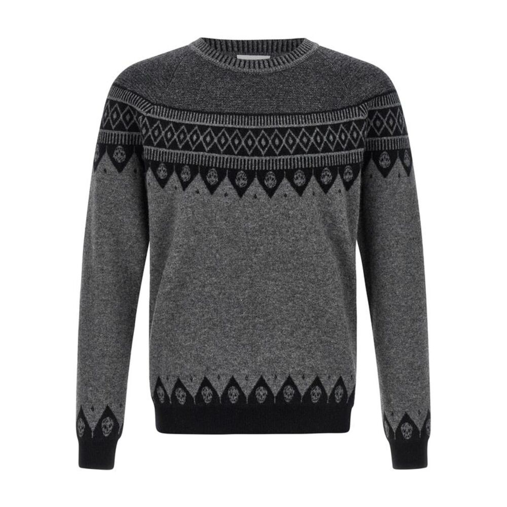 Alexander McQueen Gray Wool Men's Cardigan